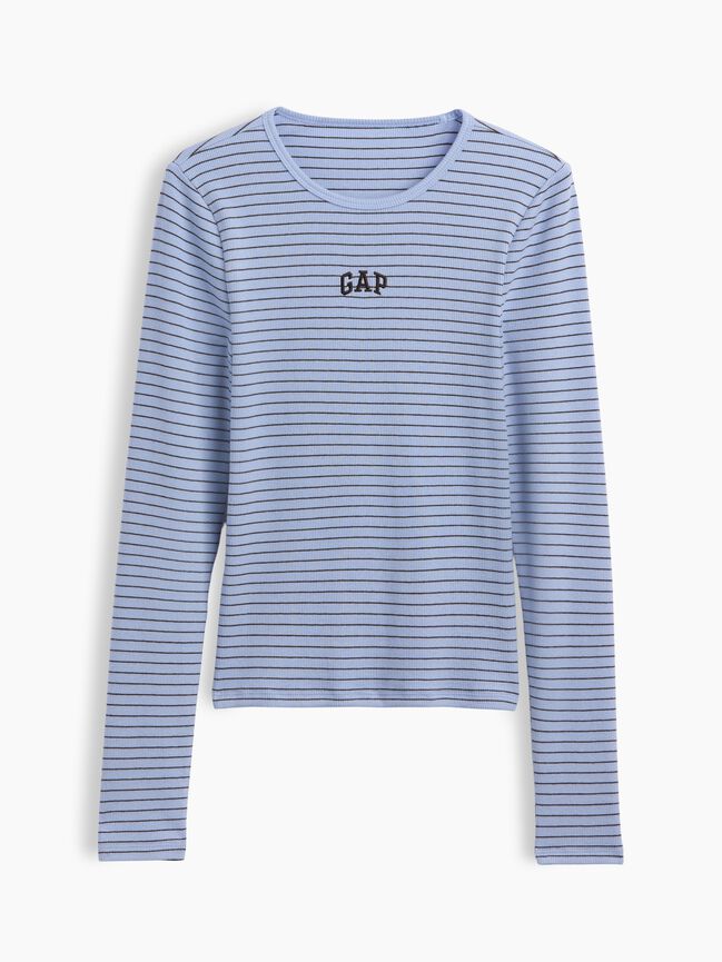 Modern Rib Gap Logo T-Shirt modern rib gap logo t shirt