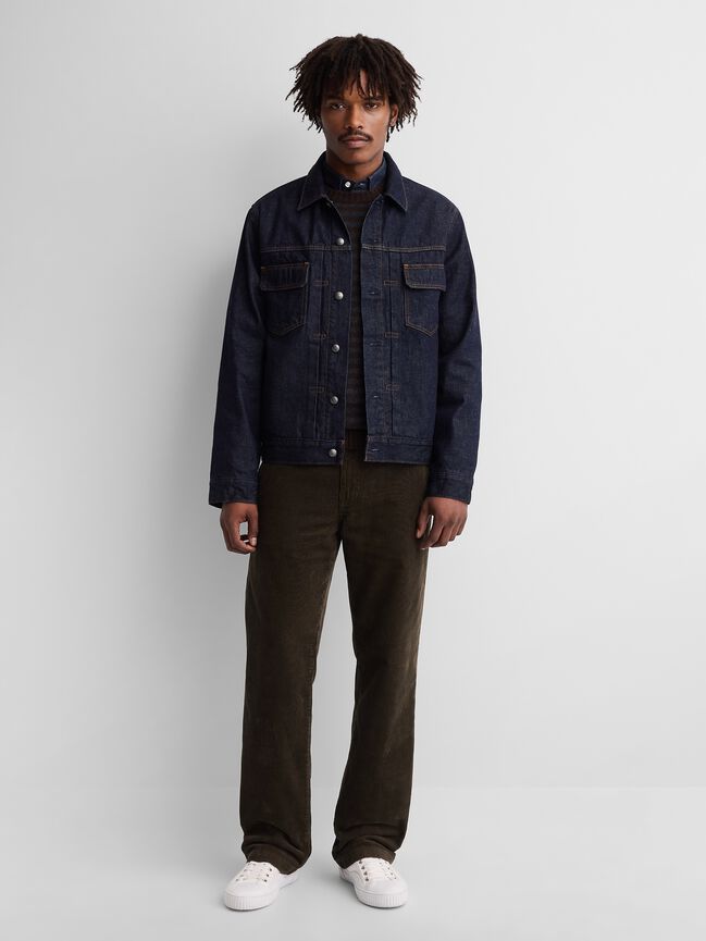 Gap × A.P.C. Denim Relaxed Shirt gap a p c denim relaxed shirt