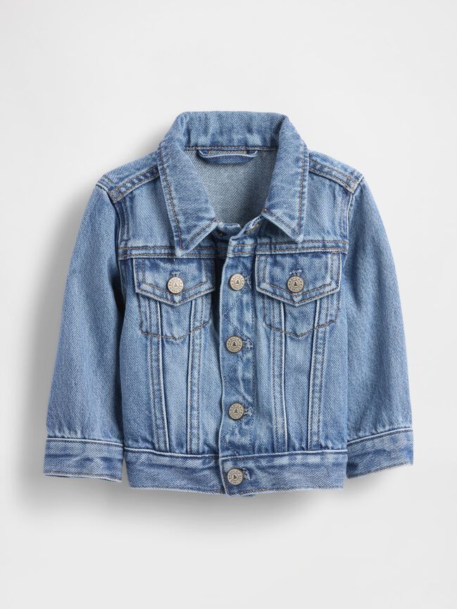 Baby UltraSoft Icon Denim Jacket gap baby ultrasoft icon denim jacket