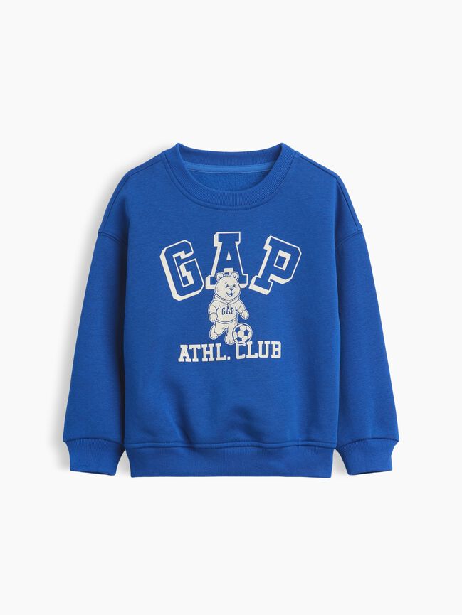 Baby & Toddler VintageSoft Varsity Logo Sweatshirt gap baby toddler vintagesoft varsity logo sweatshirt