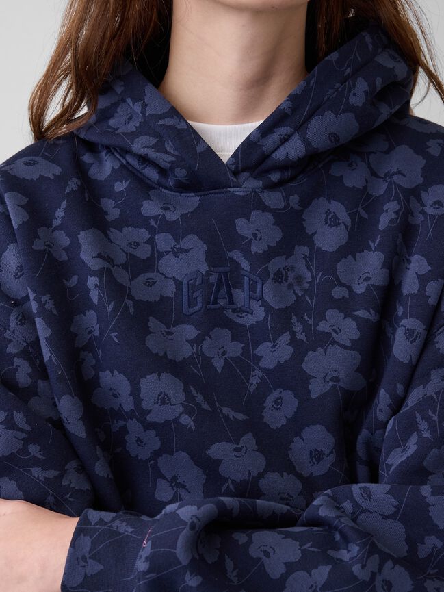 VintageSoft Crop Logo Hoodie gap vintagesoft crop logo hoodie