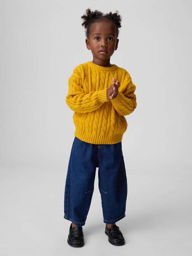 Baby & Toddler Pull-on Barrel Jeans gap baby toddler pull on barrel jeans
