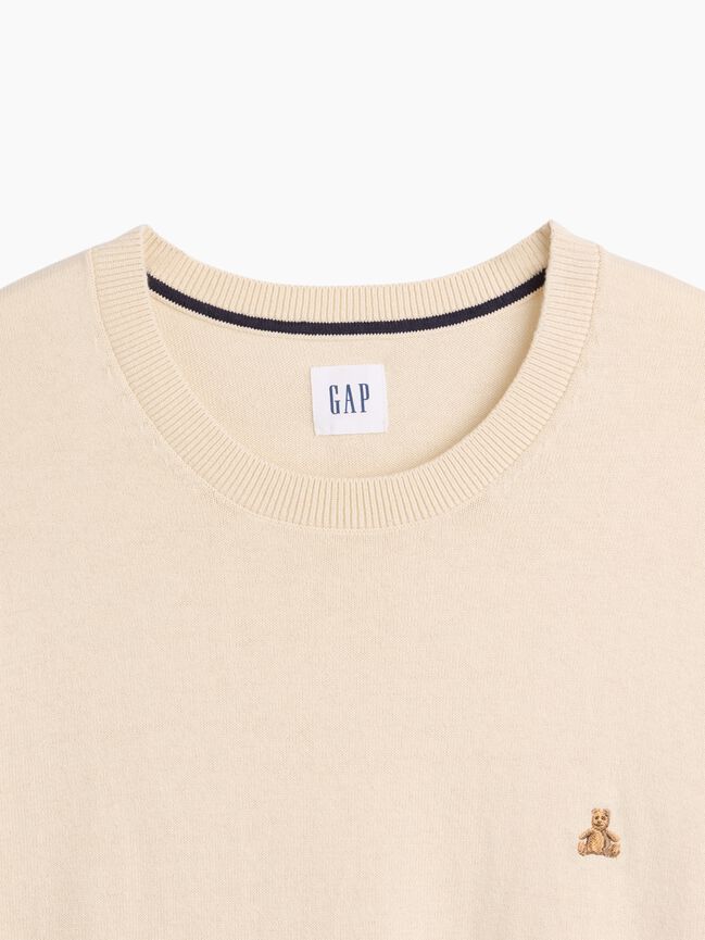 Cotton Crewneck Sweater gap cotton crewneck sweater