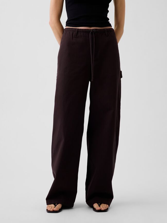 Canvas Easy Baggy Barrel Cargo Pants gap canvas easy baggy barrel cargo pants