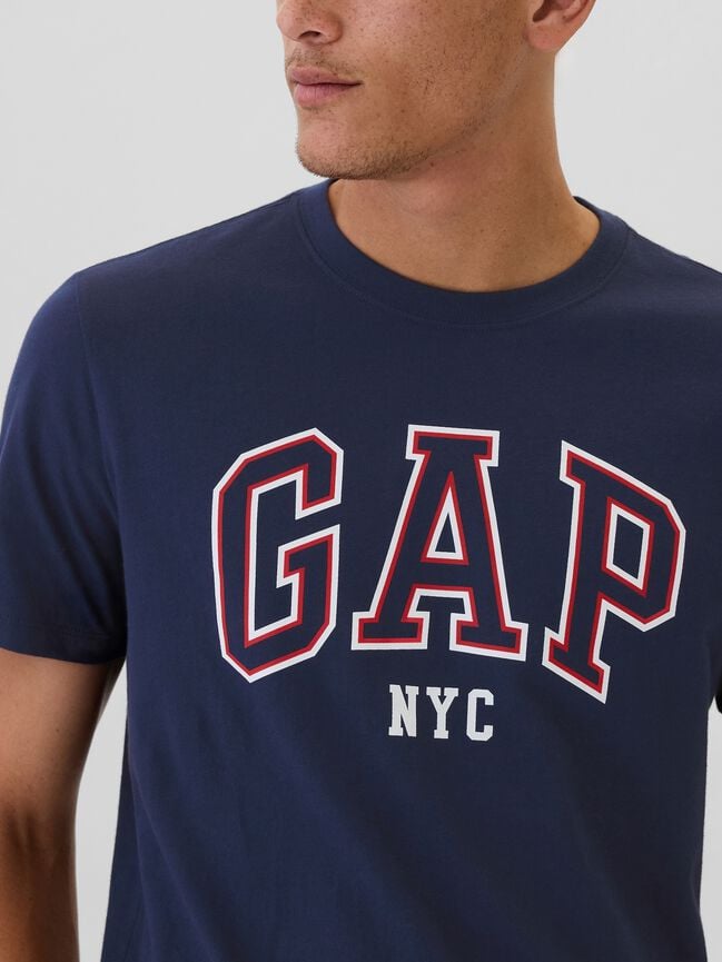 تي شيرت ناعم للاستخدام اليومي بشعار Gap NYC تي شيرت ناعم للاستخدام اليومي بشعار gap nyc