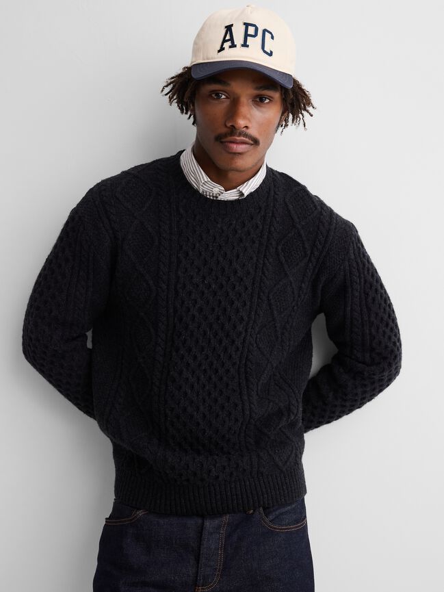 Gap × A.P.C. Logo Baseball Hat gap a p c logo baseball hat