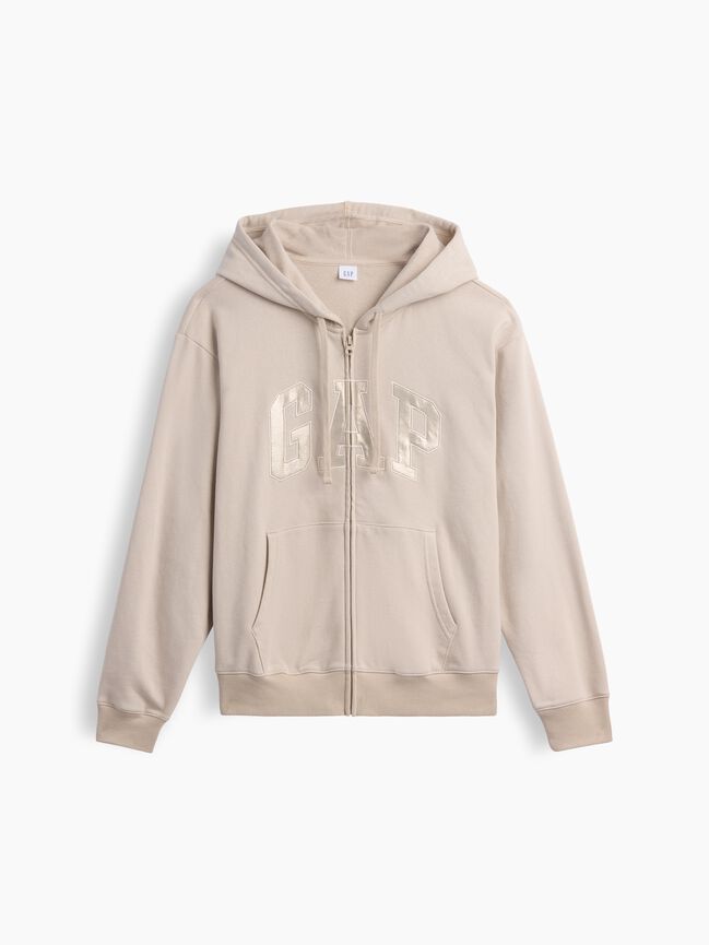 Relaxed Gap Logo Zip Hoodie relaxed gap logo zip hoodie