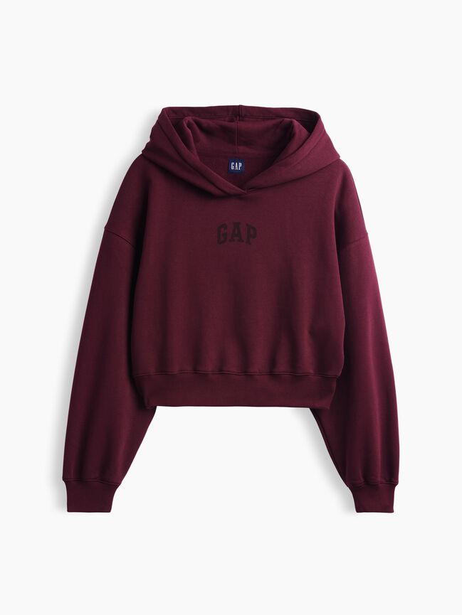 VintageSoft Crop Logo Hoodie gap vintagesoft crop logo hoodie