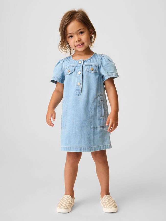 Baby & Toddler Denim Shirtdress gap baby toddler denim shirtdress
