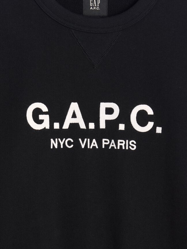 Gap × A.P.C. Heavyweight Logo Sweatshirt gap a p c heavyweight logo sweatshirt