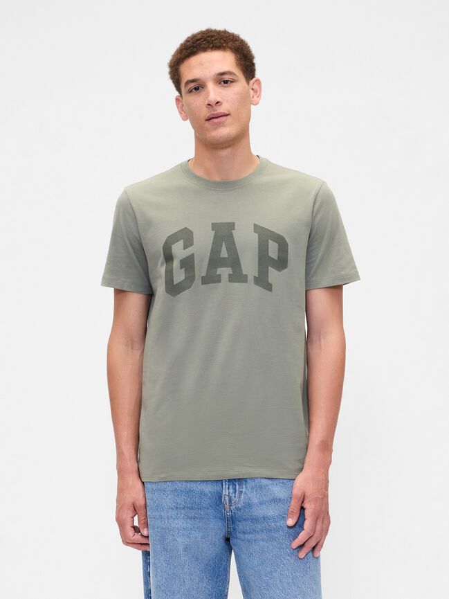 تي شيرت ناعم للاستخدام اليومي بشعار Gap (عبوة من قطعتين) تي شيرت ناعم للاستخدام اليومي بشعار gap عبوة من قطعتين