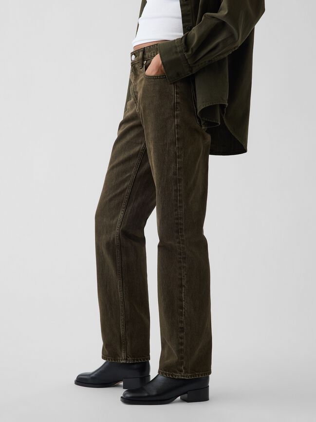 Mid Rise Straight Taper Jeans gap mid rise straight taper jeans