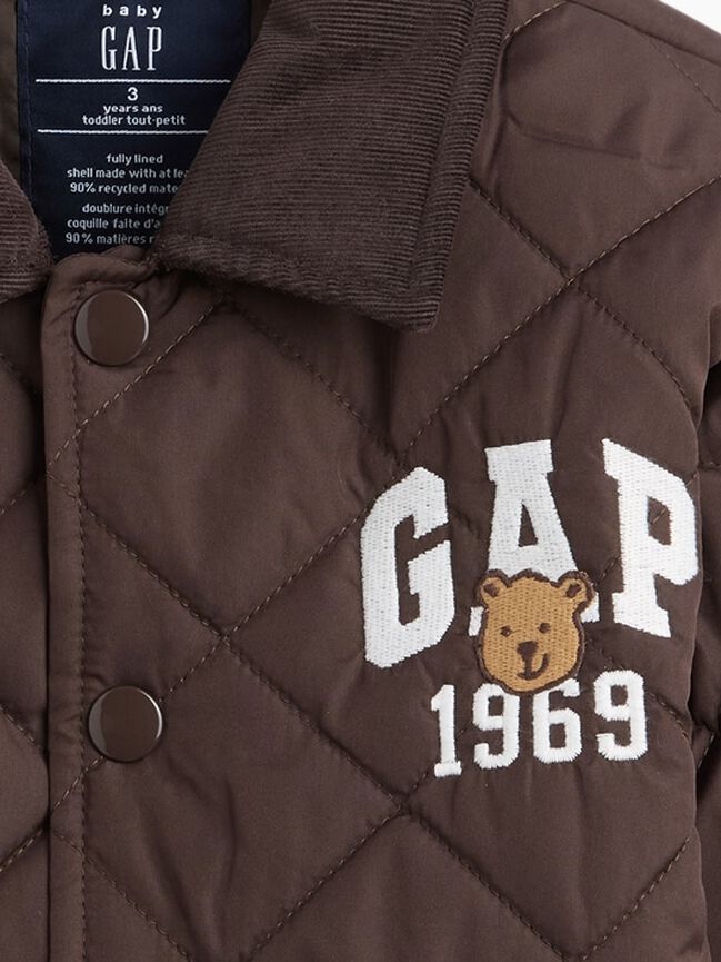 babyGap Quilted Gap Graphic Barn Jacket babygap quilted gap graphic barn jacket