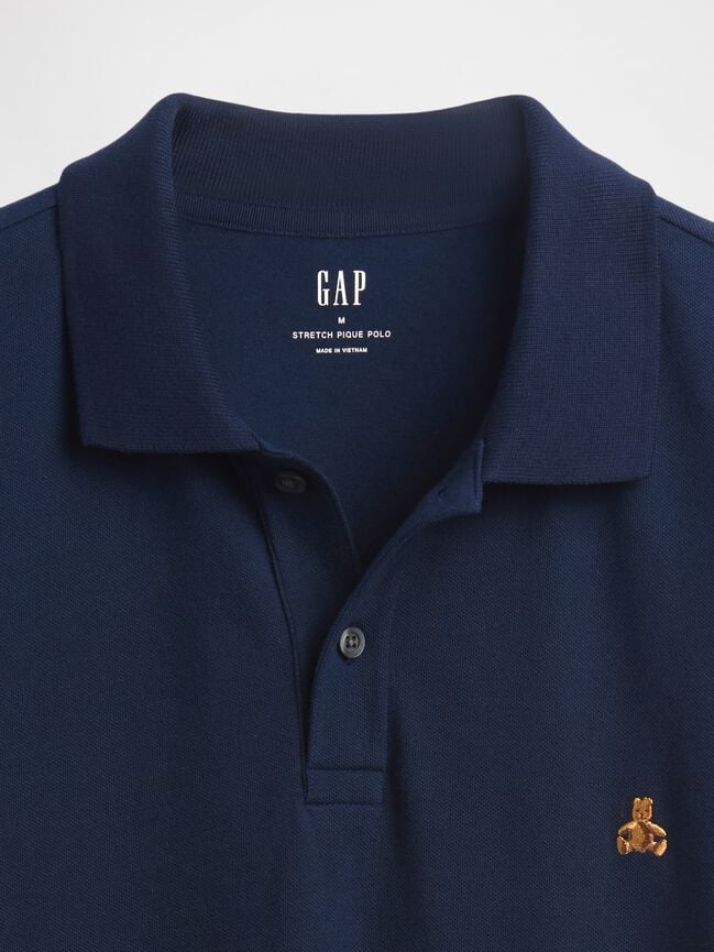 Brannan Bear Stretch Pique Polo Shirt gap brannan bear stretch pique polo shirt