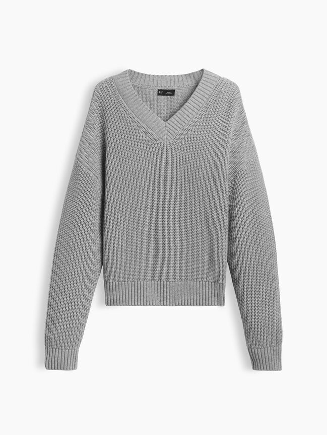 100% Cotton Oversized Shaker Sweater gap 100 cotton oversized shaker sweater