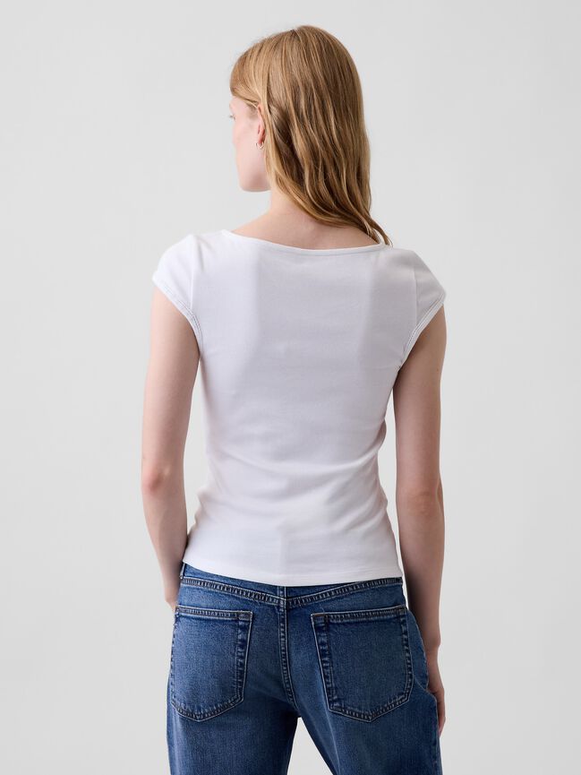 تي شيرت ياقة مدورة gap تي شيرت ياقة مدورة
