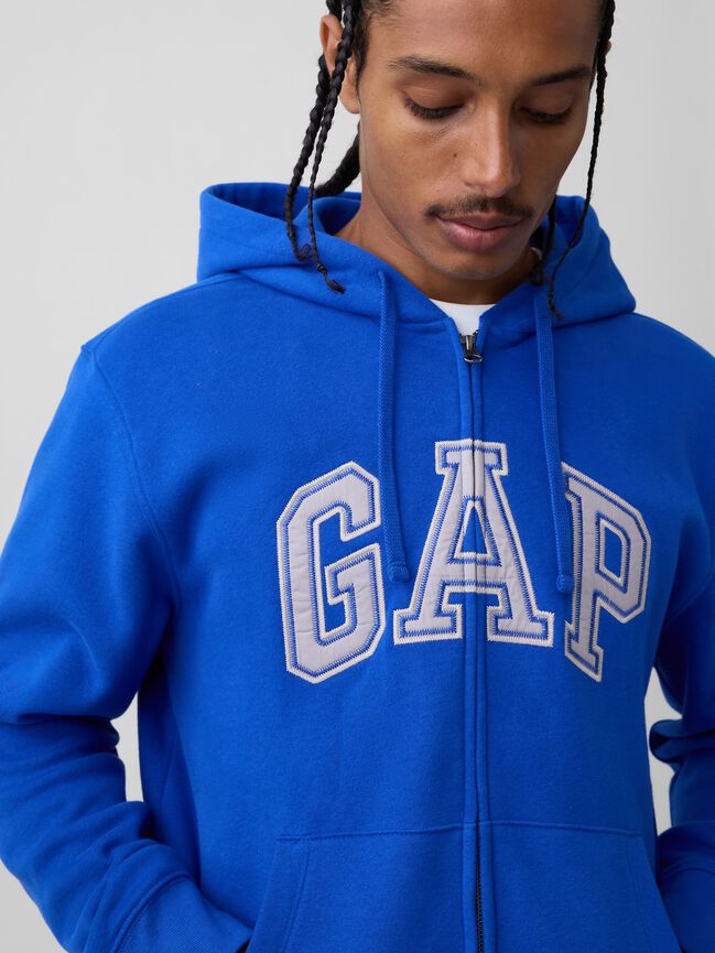 Adult VintageSoft Arch Logo Zip Hoodie gap adult vintagesoft arch logo zip hoodie