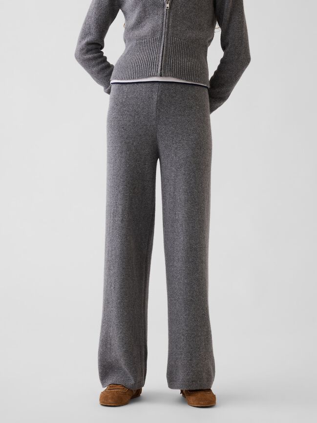 Kids CashSoft Wide-Leg Sweater Pants gap kids cashsoft wide leg sweater pants