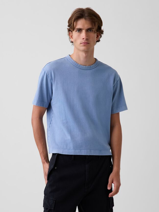 Adult Heavyweight Crop T-Shirt gap adult heavyweight crop t shirt