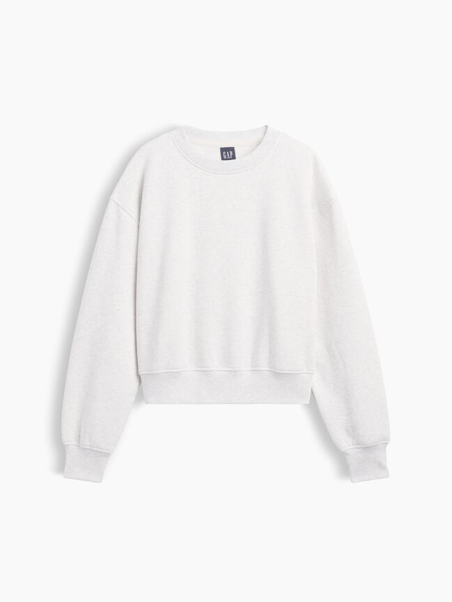 VintageSoft Oversized Split-Hem Sweatshirt gap vintagesoft oversized split hem sweatshirt