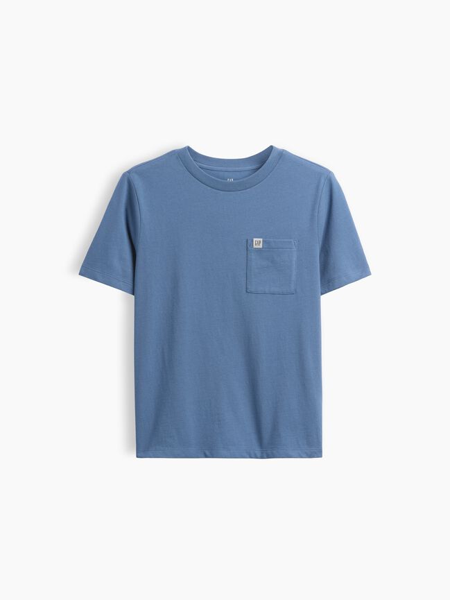Kids Logo Pocket T-Shirt gap kids logo pocket t shirt