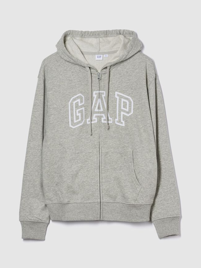 Relaxed Gap Logo Zip Hoodie relaxed gap logo zip hoodie