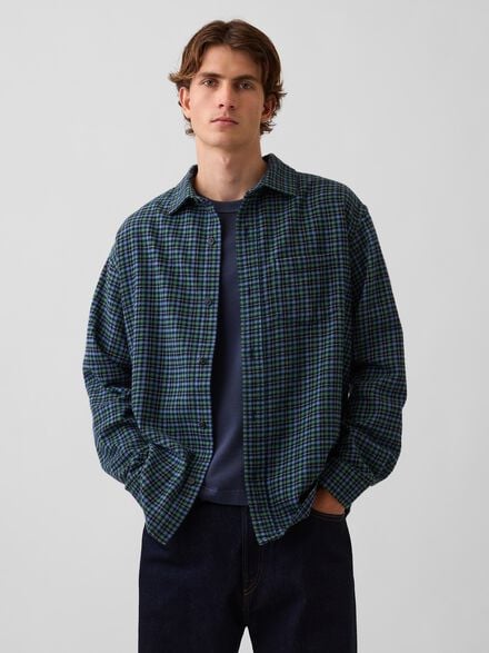 gap relaxed flannel shirt gap relaxed flannel shirt