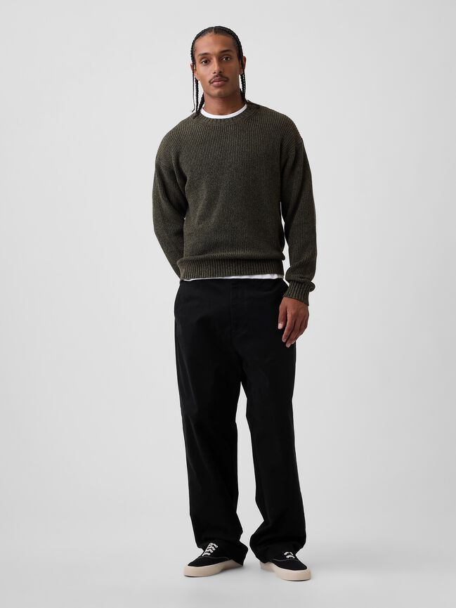 Relaxed Shaker Sweater gap relaxed shaker sweater