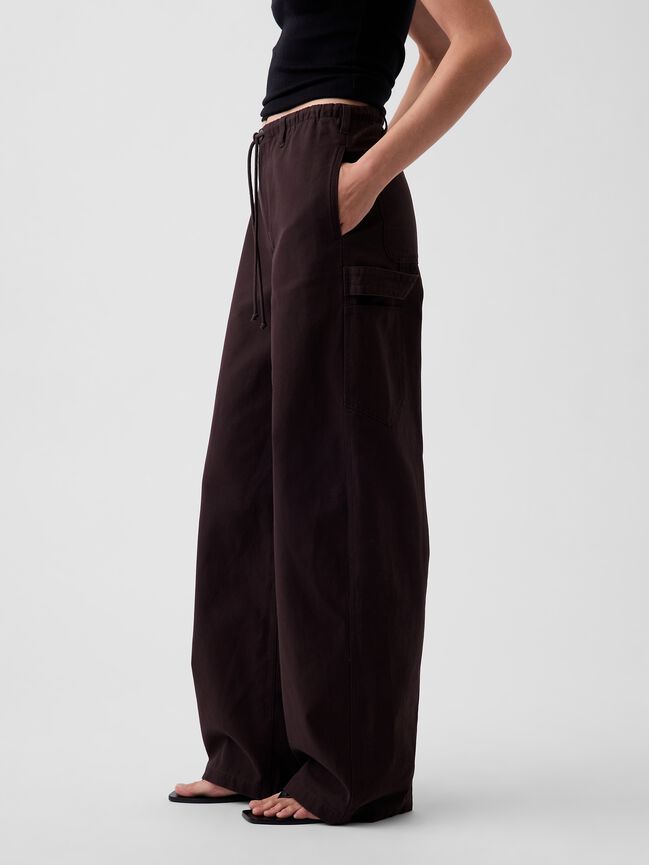 Canvas Easy Baggy Barrel Cargo Pants gap canvas easy baggy barrel cargo pants