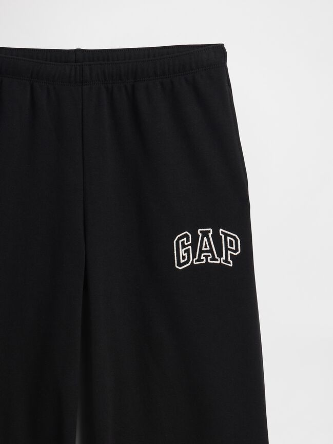 Gap Logo French Terry Wide-Leg Joggers gap logo french terry wide leg joggers