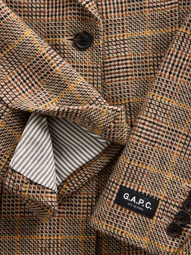 Gap × A.P.C. Wool-Blend Relaxed Blazer gap a p c wool blend relaxed blazer