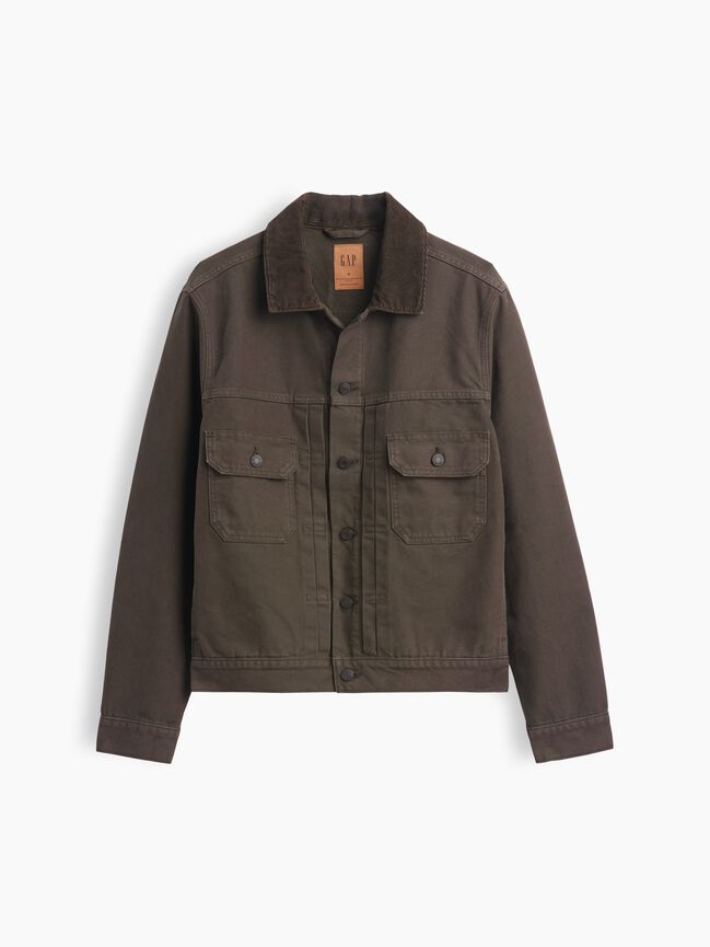 Canvas Denim Trucker Jacket gap canvas denim trucker jacket