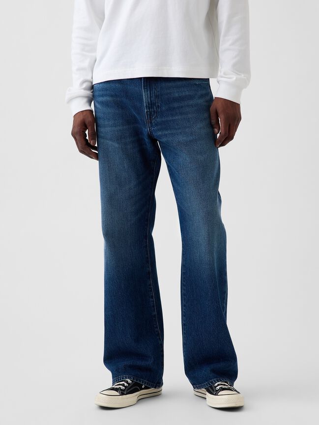 جينز فضفاض gap جينز فضفاض