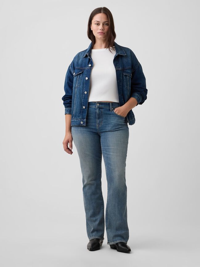 Mid Rise Boot Jeans gap mid rise boot jeans