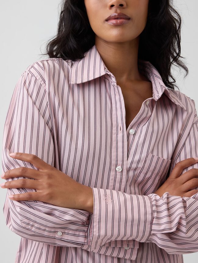 Poplin Big Shirt gap poplin big shirt