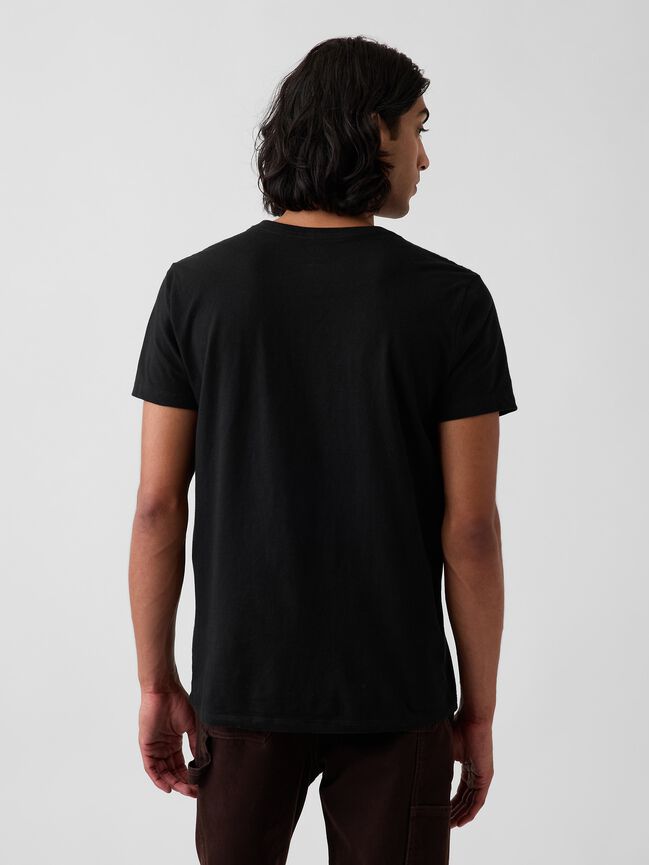 Cotton Jersey V-Neck T-Shirt gap cotton jersey v neck t shirt