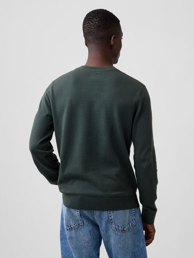 Cotton Crewneck Sweater gap cotton crewneck sweater